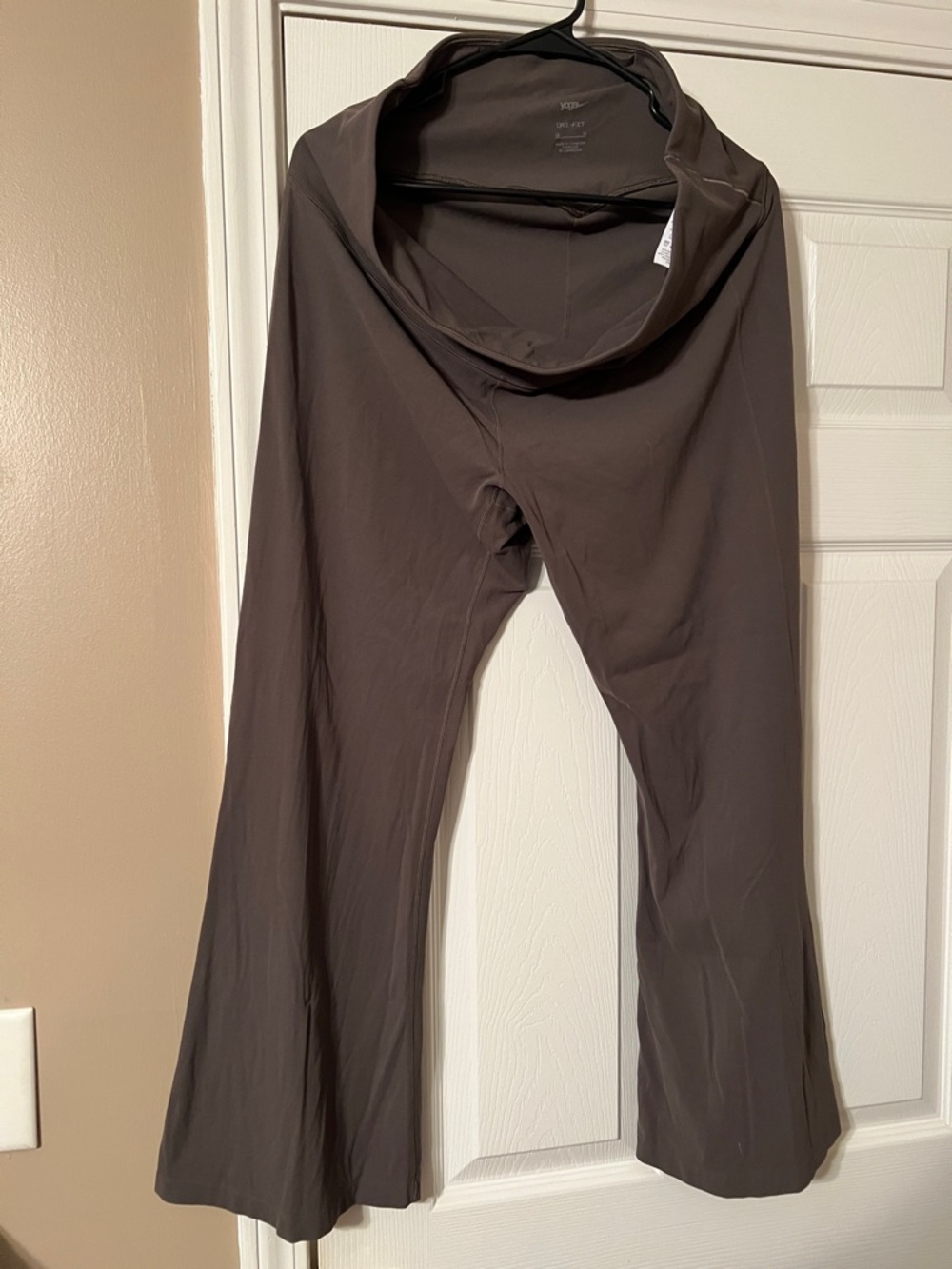 Nike Brown Yoga Flare Leggings